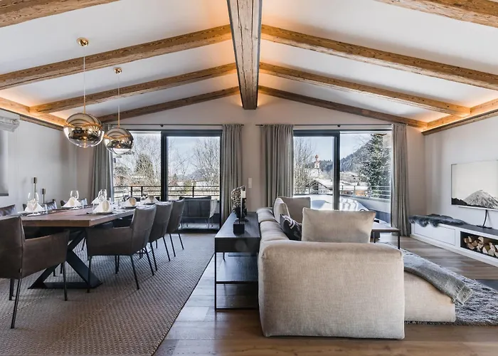 Geniessen Sie Bergblick & Sauna Im Modernen Chalet