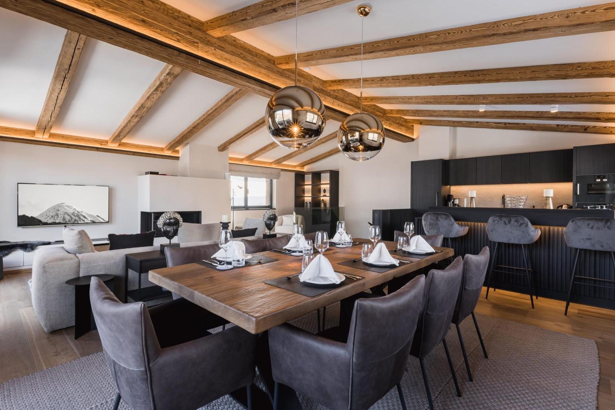 Geniessen Sie Bergblick & Sauna Im Modernen Chalet